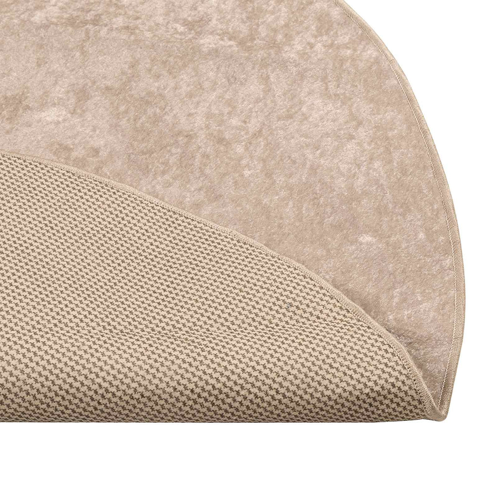 vidaXL Chodnik dywanowy MARSA Beżowy 120 x 120 cm Poliester i PVC