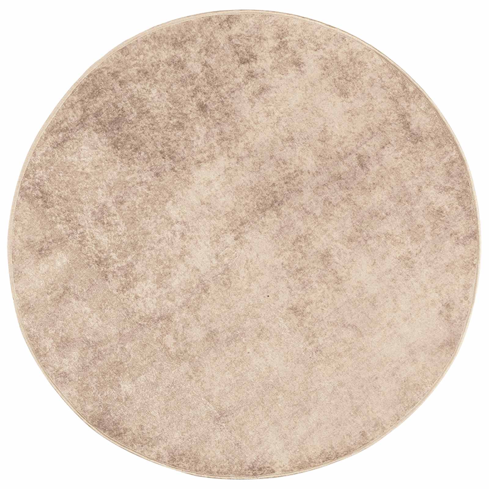 vidaXL Chodnik dywanowy MARSA Beżowy 120 x 120 cm Poliester i PVC