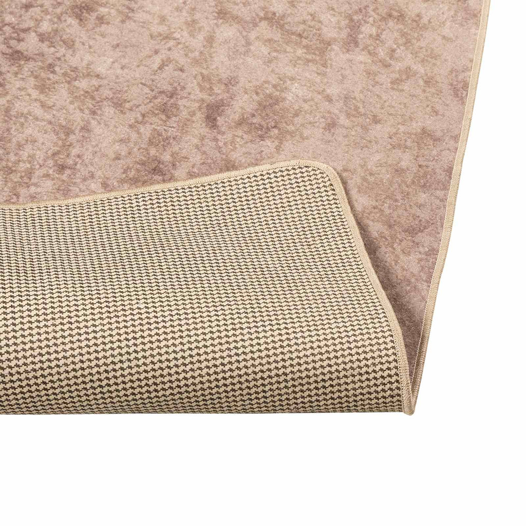 vidaXL Chodnik dywanowy MARSA piaskowy 50 x 100 cm Poliester i PVC