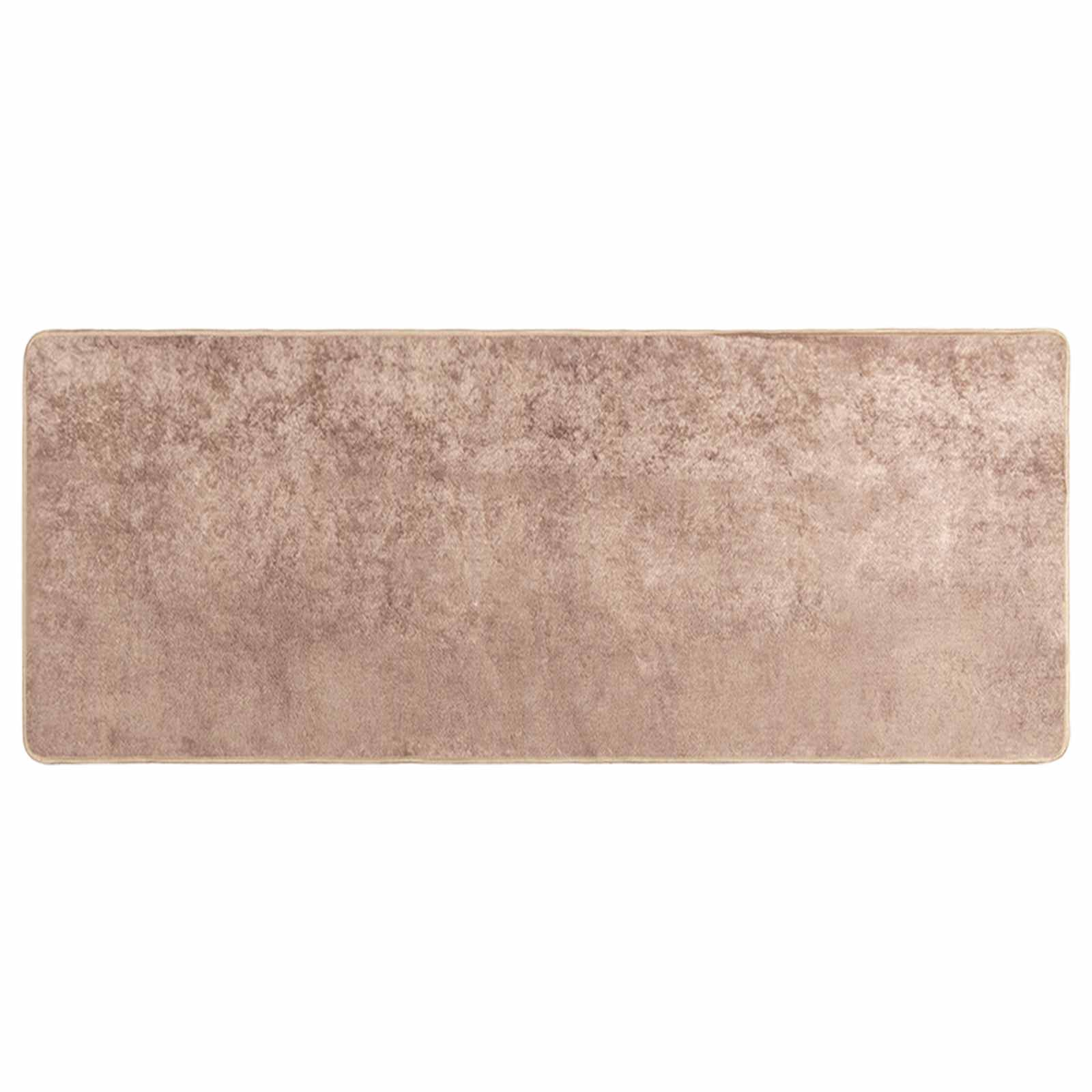 vidaXL Chodnik dywanowy MARSA piaskowy 50 x 100 cm Poliester i PVC
