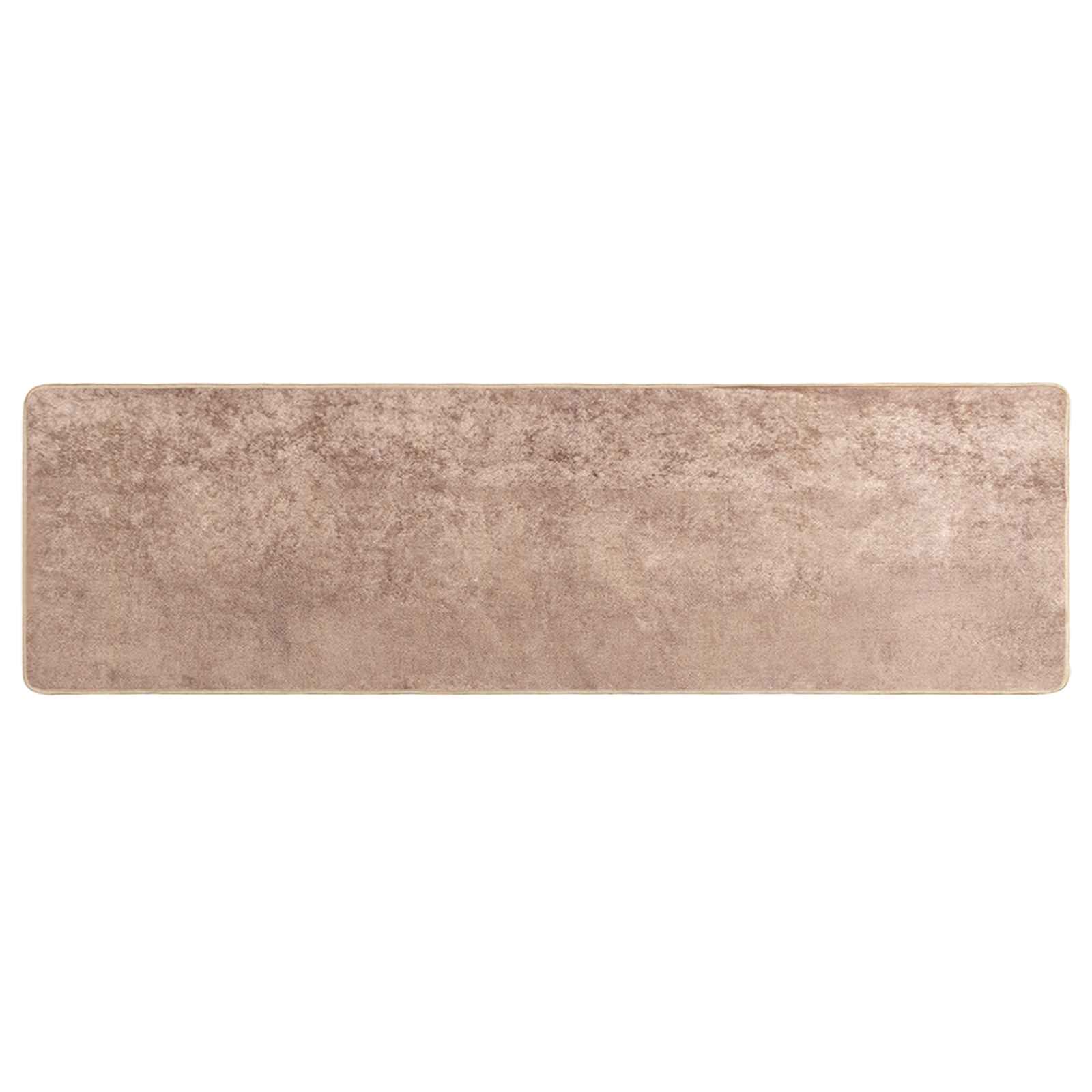 vidaXL Chodnik dywanowy MARSA piaskowy 50 x 200 cm Poliester i PVC