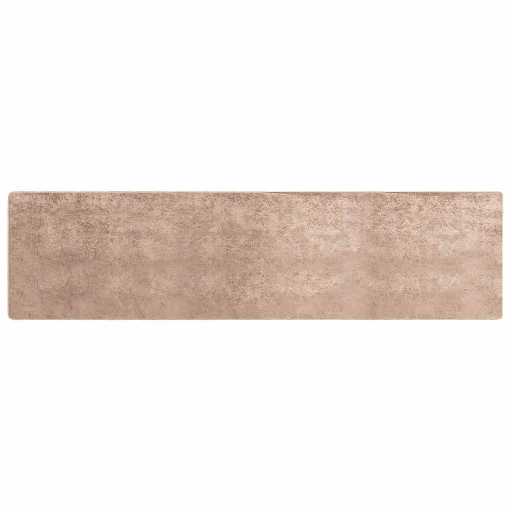 vidaXL Chodnik dywanowy MARSA piaskowy 50 x 250 cm Poliester i PVC