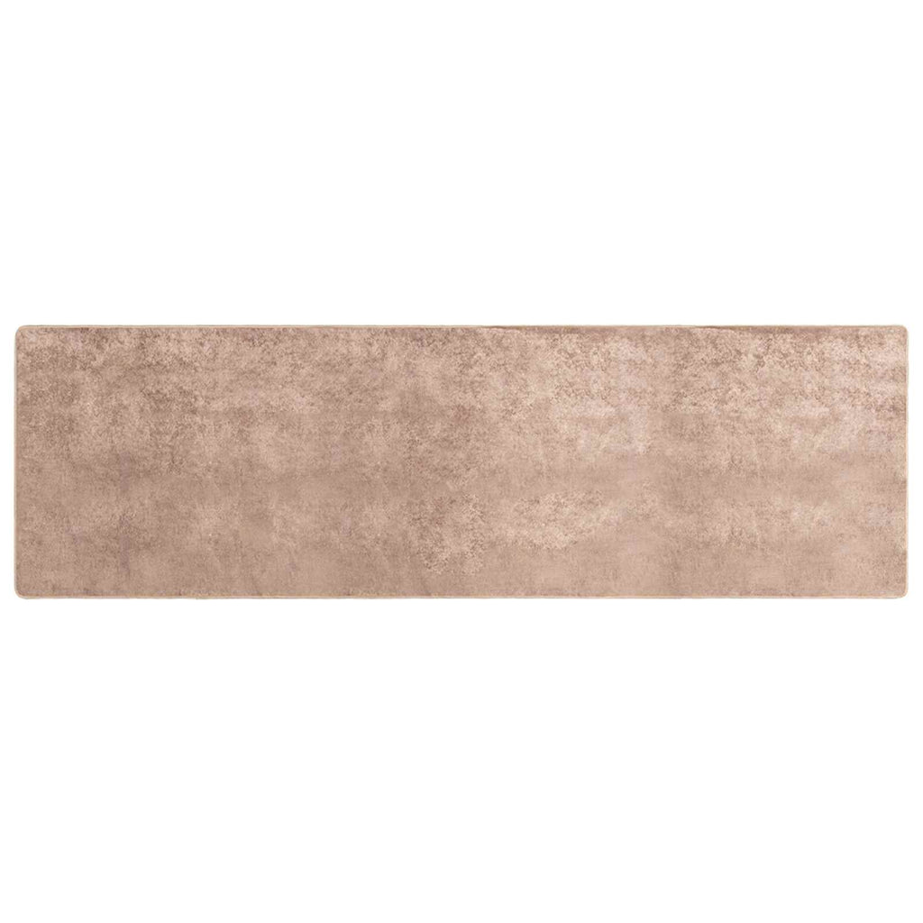 vidaXL Chodnik dywanowy MARSA piaskowy 80 x 250 cm Poliester i PVC