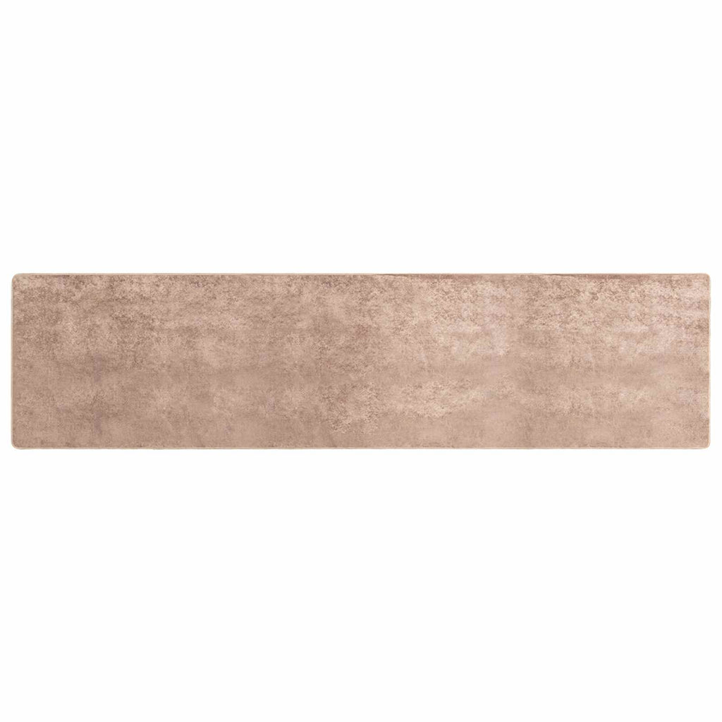 vidaXL Chodnik dywanowy MARSA piaskowy 80 x 400 cm Poliester i PVC