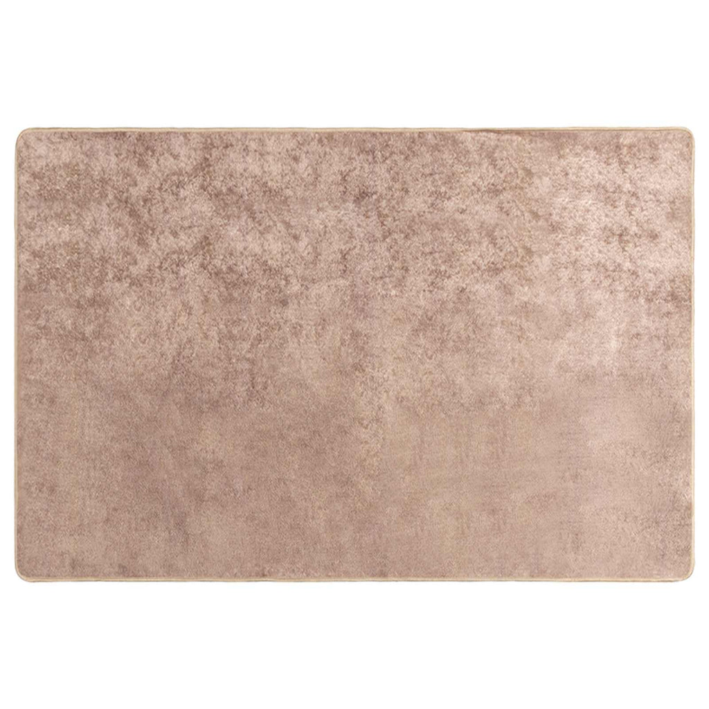 vidaXL Chodnik dywanowy MARSA piaskowy 100 x 150 cm Poliester i PVC