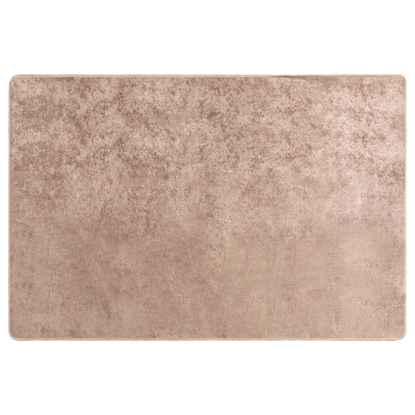 vidaXL Chodnik dywanowy MARSA piaskowy 100 x 150 cm Poliester i PVC