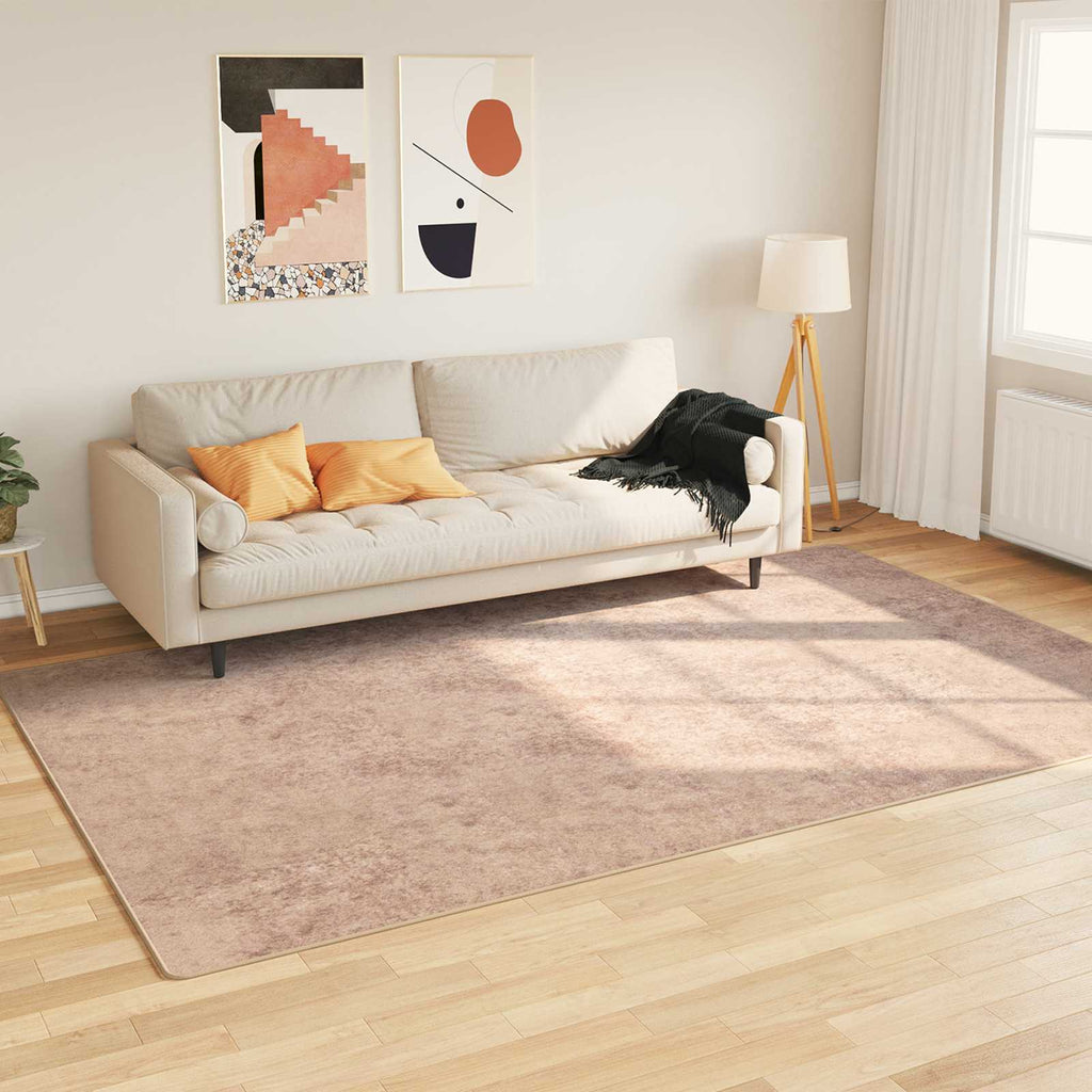 vidaXL Chodnik dywanowy MARSA piaskowy 190 x 300 cm Poliester i PVC