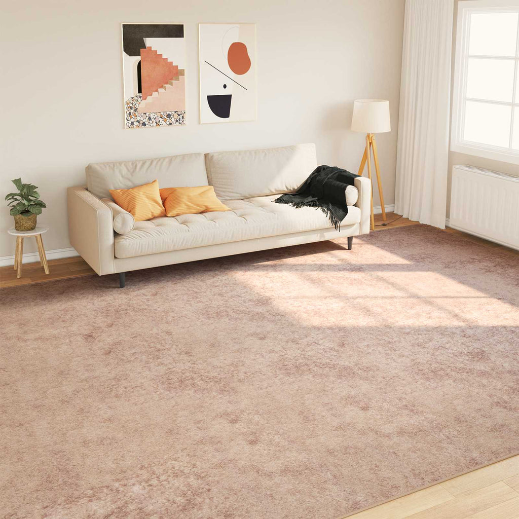 vidaXL Chodnik dywanowy MARSA piaskowy 300 x 400 cm Poliester i PVC