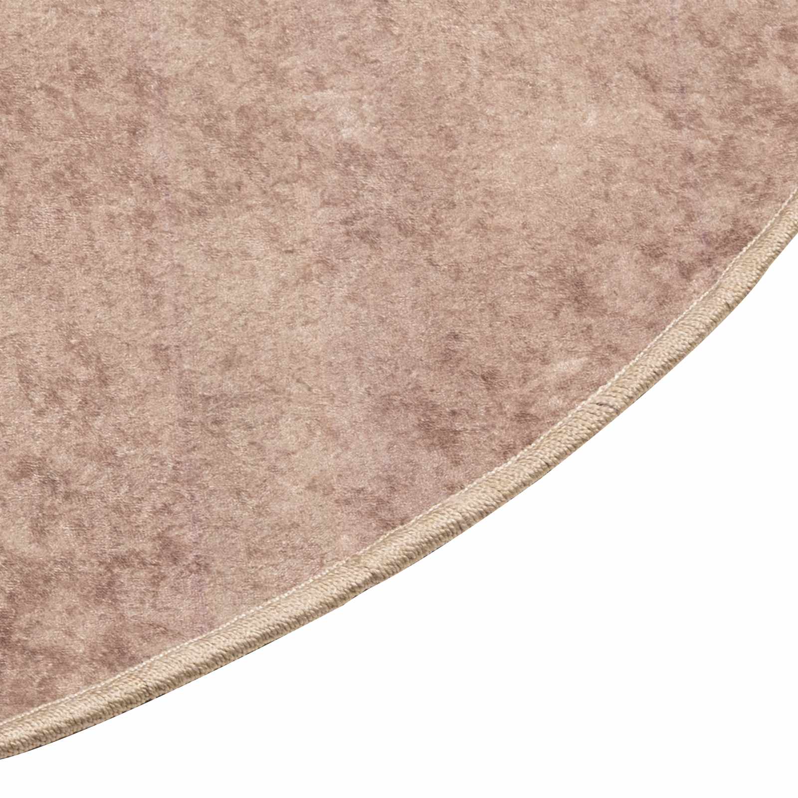 vidaXL Chodnik dywanowy MARSA piaskowy 120 x 120 cm Poliester i PVC