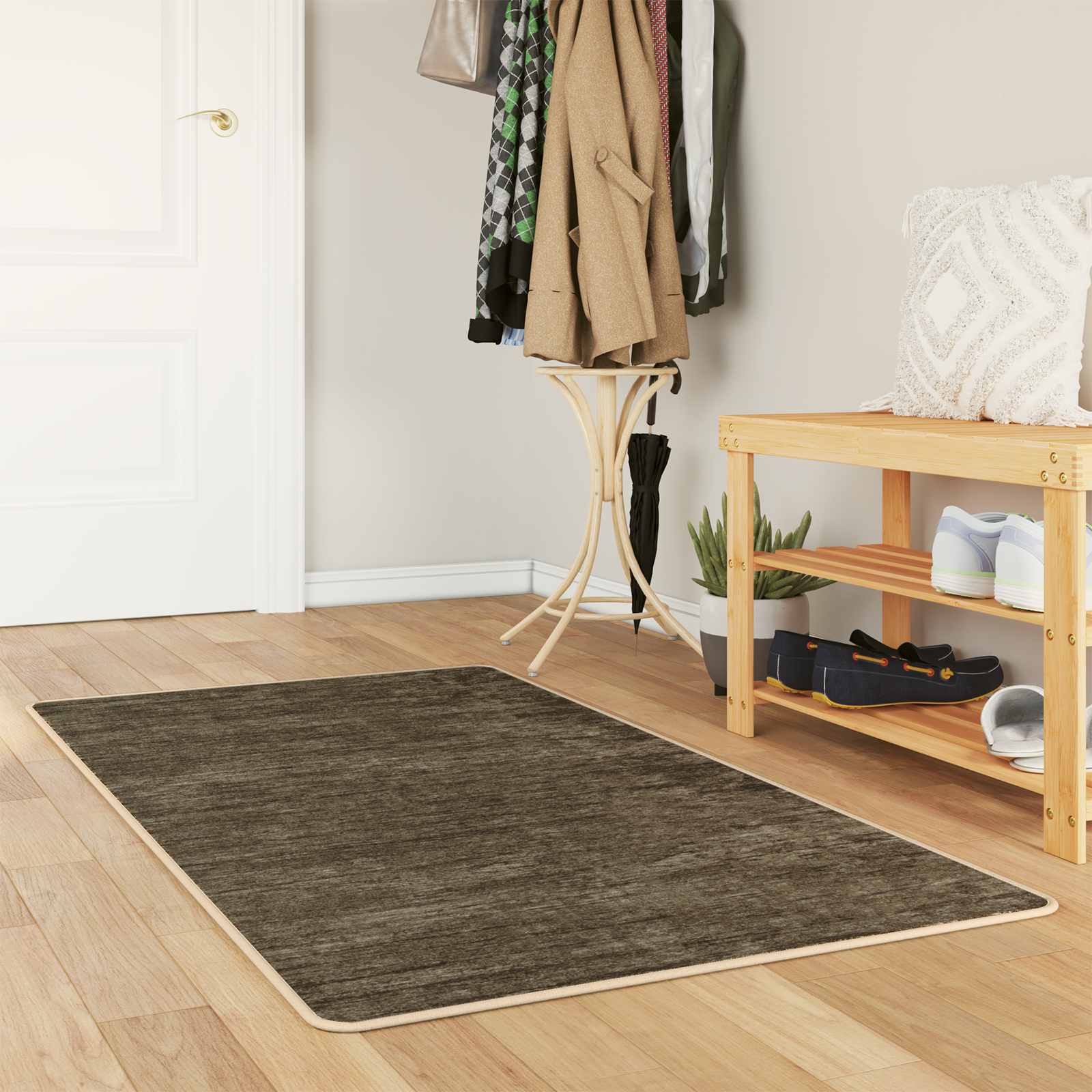 vidaXL Chodnik dywanowy MARSA Zielony leśny 80 x 150 cm