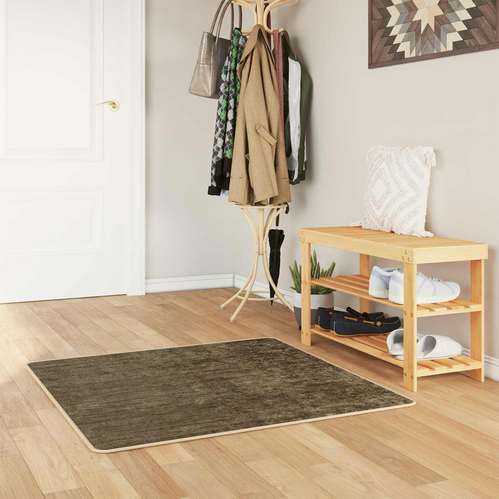 vidaXL Chodnik dywanowy MARSA Zielony leśny 100 x 100 cm