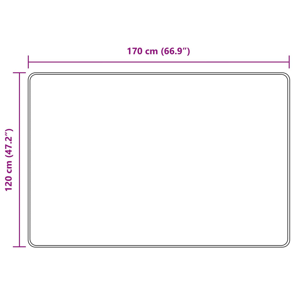 vidaXL Chodnik dywanowy MARSA Zielony leśny 120 x 170 cm