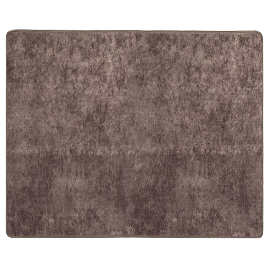 vidaXL Chodnik dywanowy MARSA Szary 80 x 100 cm Poliester i PVC