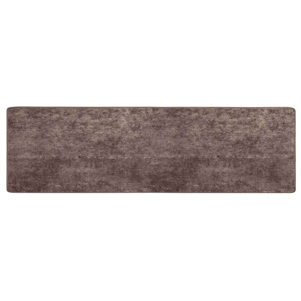 vidaXL Chodnik dywanowy MARSA Szary 80 x 350 cm Poliester i PVC