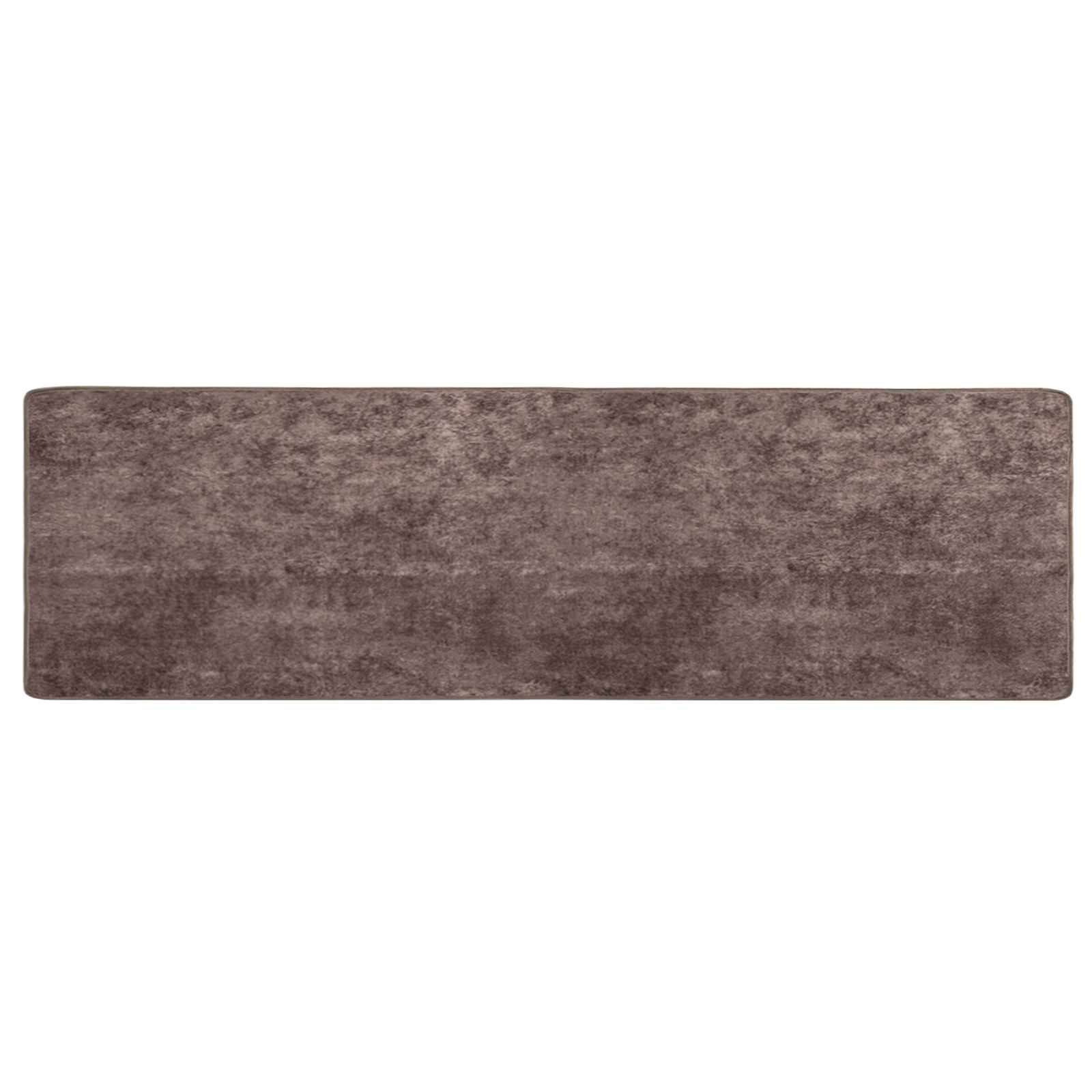 vidaXL Chodnik dywanowy MARSA Szary 80 x 350 cm Poliester i PVC