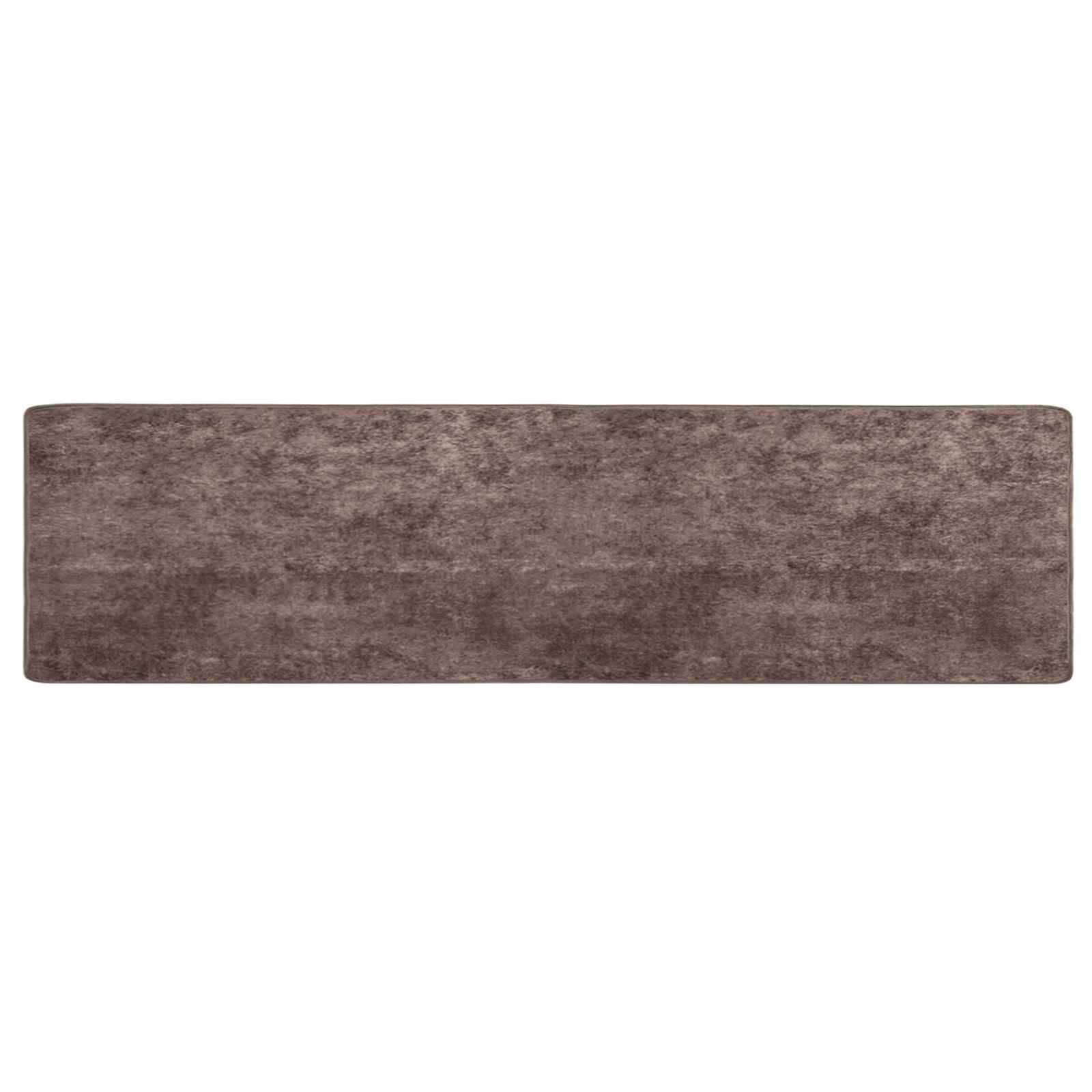 vidaXL Chodnik dywanowy MARSA Szary 80 x 400 cm Poliester i PVC