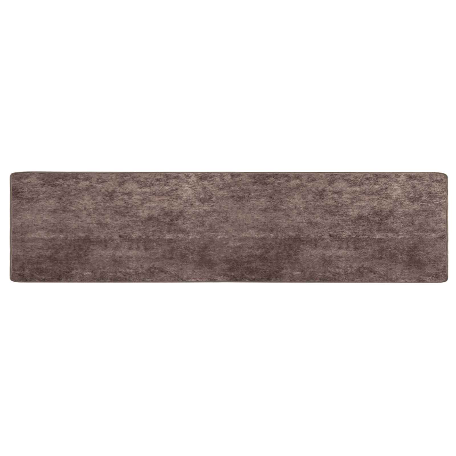 vidaXL Chodnik dywanowy MARSA Szary 80 x 450 cm Poliester i PVC