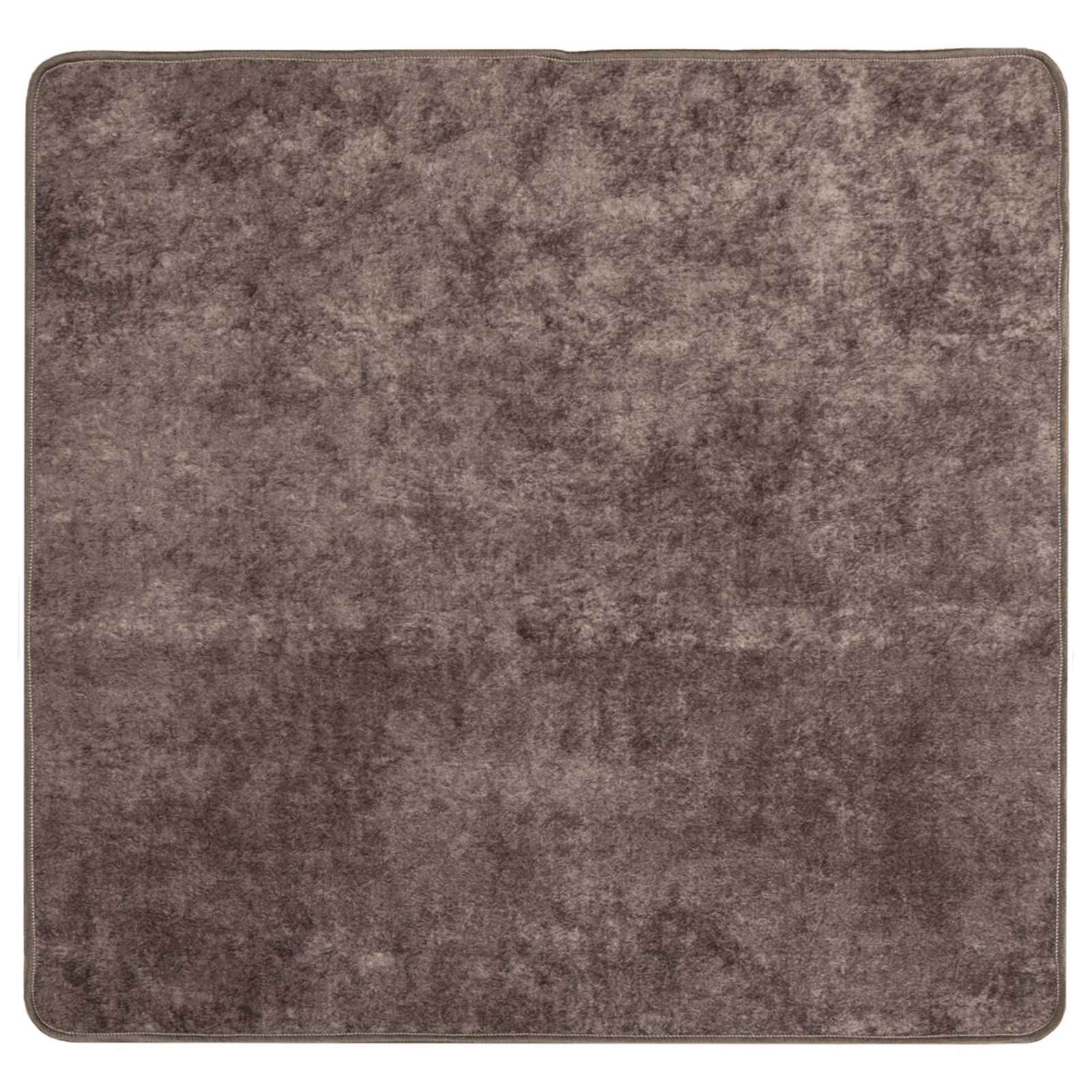 vidaXL Chodnik dywanowy MARSA Szary 100 x 100 cm Poliester i PVC
