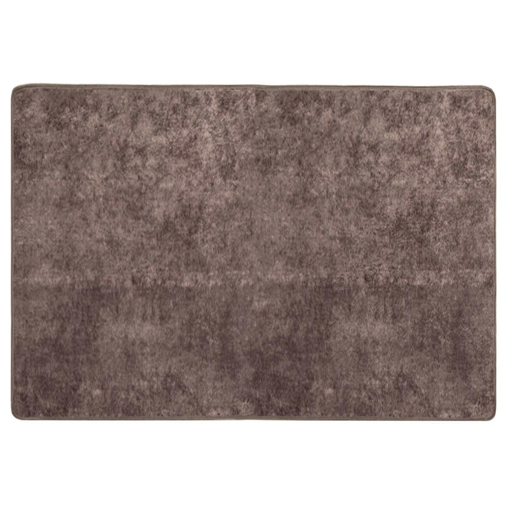 vidaXL Chodnik dywanowy MARSA Szary 100 x 150 cm Poliester i PVC