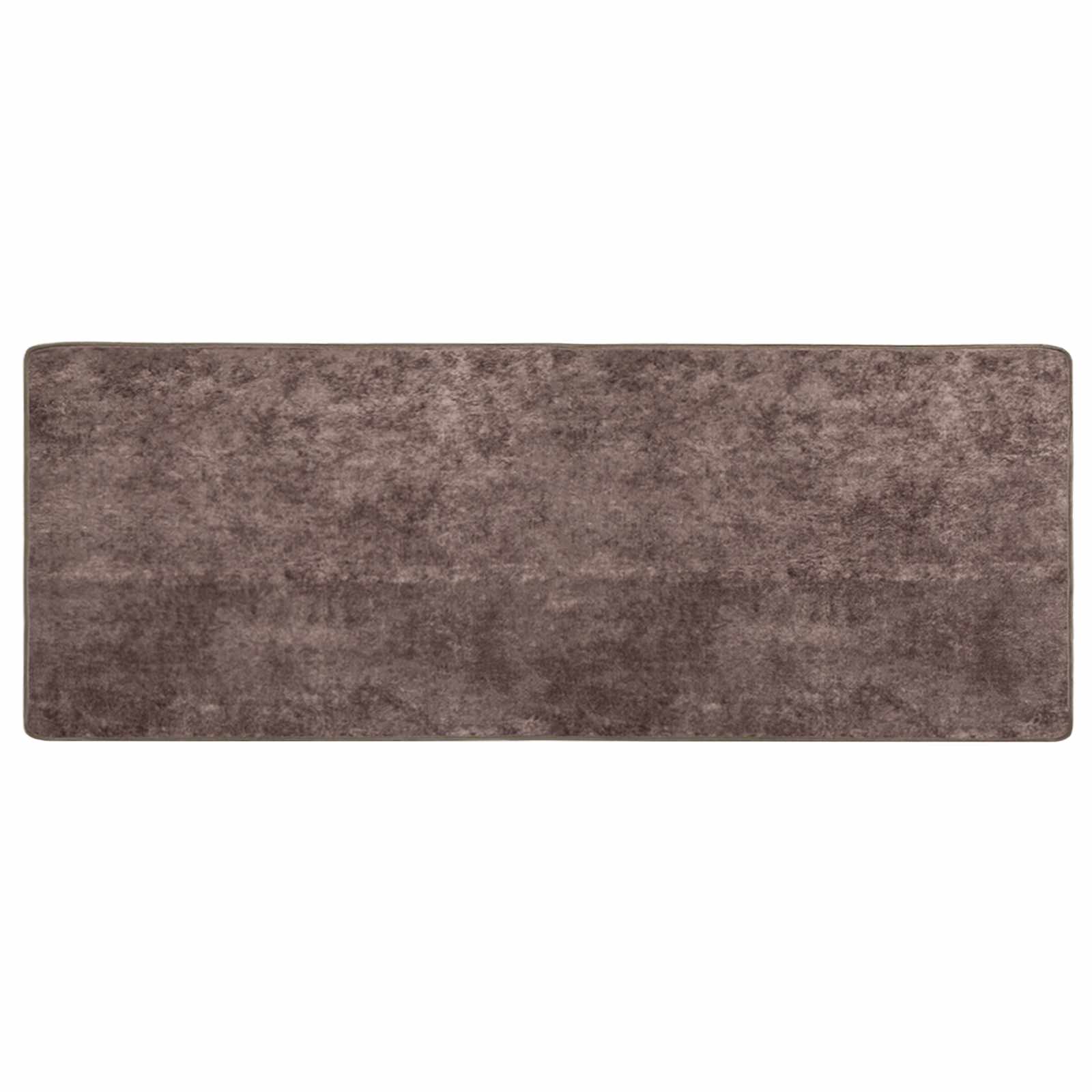 vidaXL Chodnik dywanowy MARSA Szary 100 x 250 cm Poliester i PVC