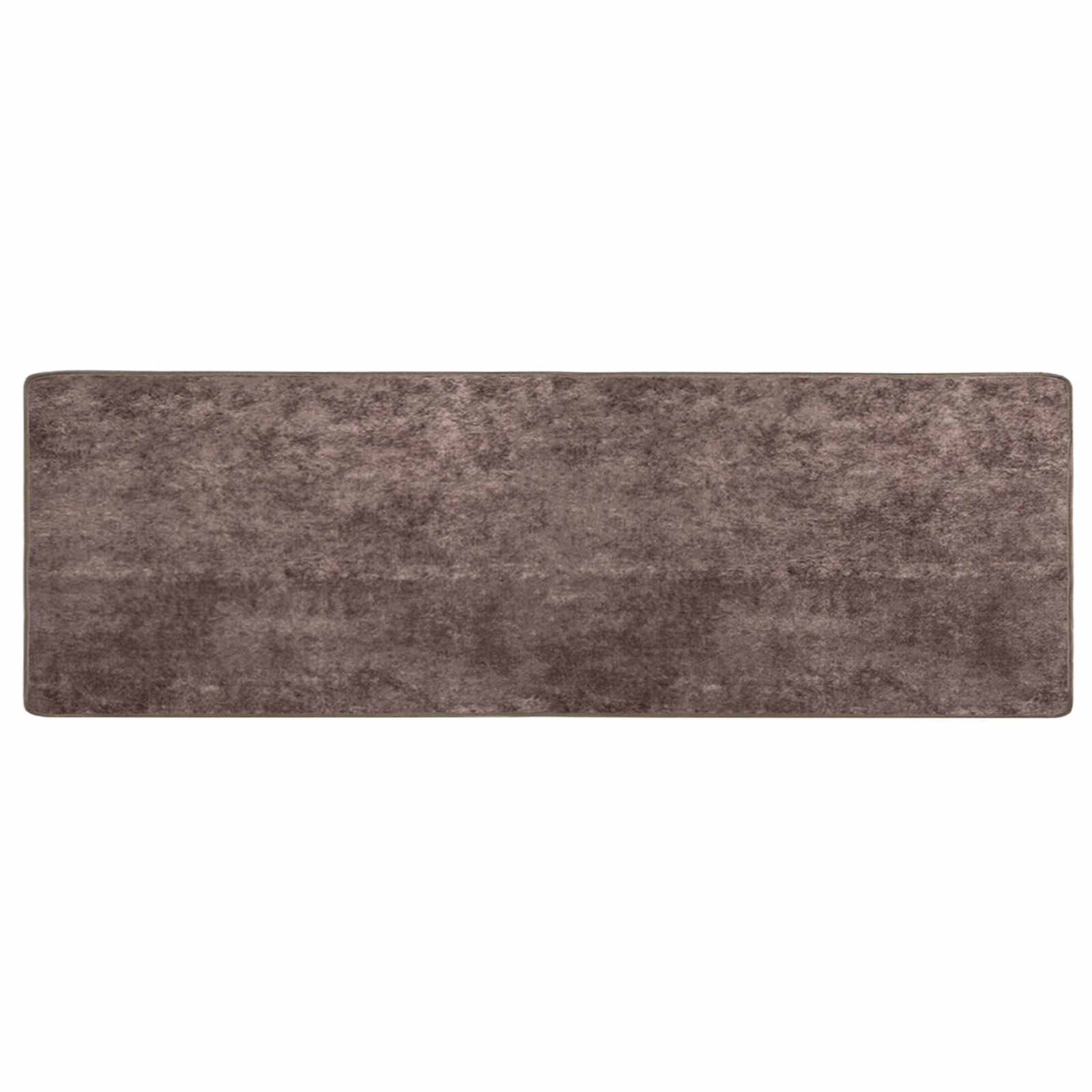 vidaXL Chodnik dywanowy MARSA Szary 100 x 300 cm Poliester i PVC