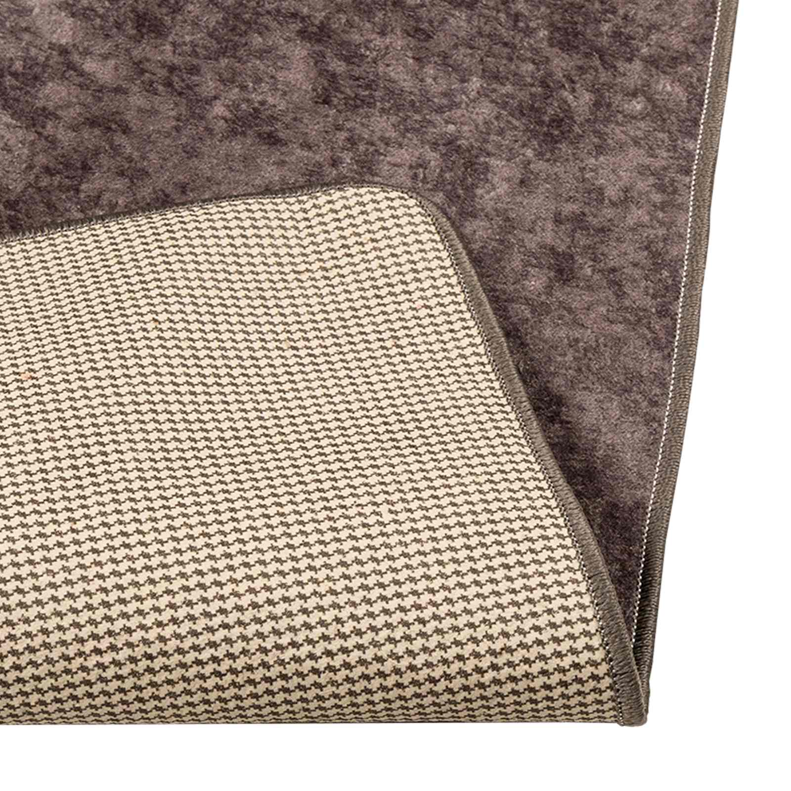 vidaXL Chodnik dywanowy MARSA Szary 100 x 450 cm Poliester i PVC