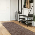 vidaXL Chodnik dywanowy MARSA Szary 100 x 450 cm Poliester i PVC