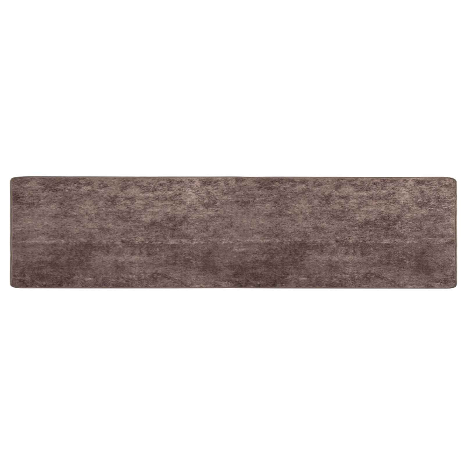 vidaXL Chodnik dywanowy MARSA Szary 100 x 450 cm Poliester i PVC