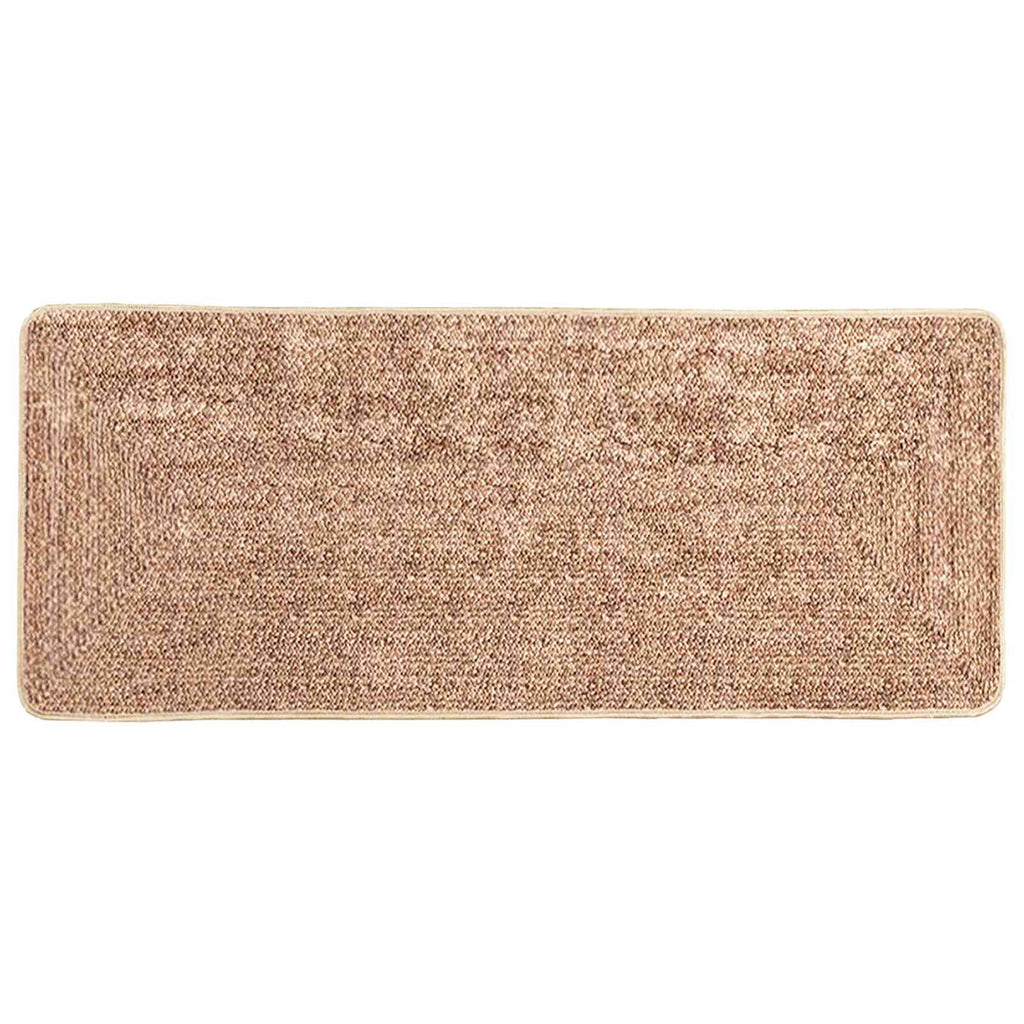 vidaXL Chodnik dywanowy MARSA Żółty 50 x 100 cm Poliester i PVC