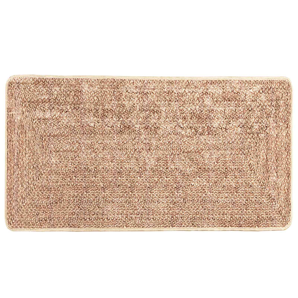 vidaXL Chodnik dywanowy MARSA Żółty 80 x 100 cm Poliester i PVC