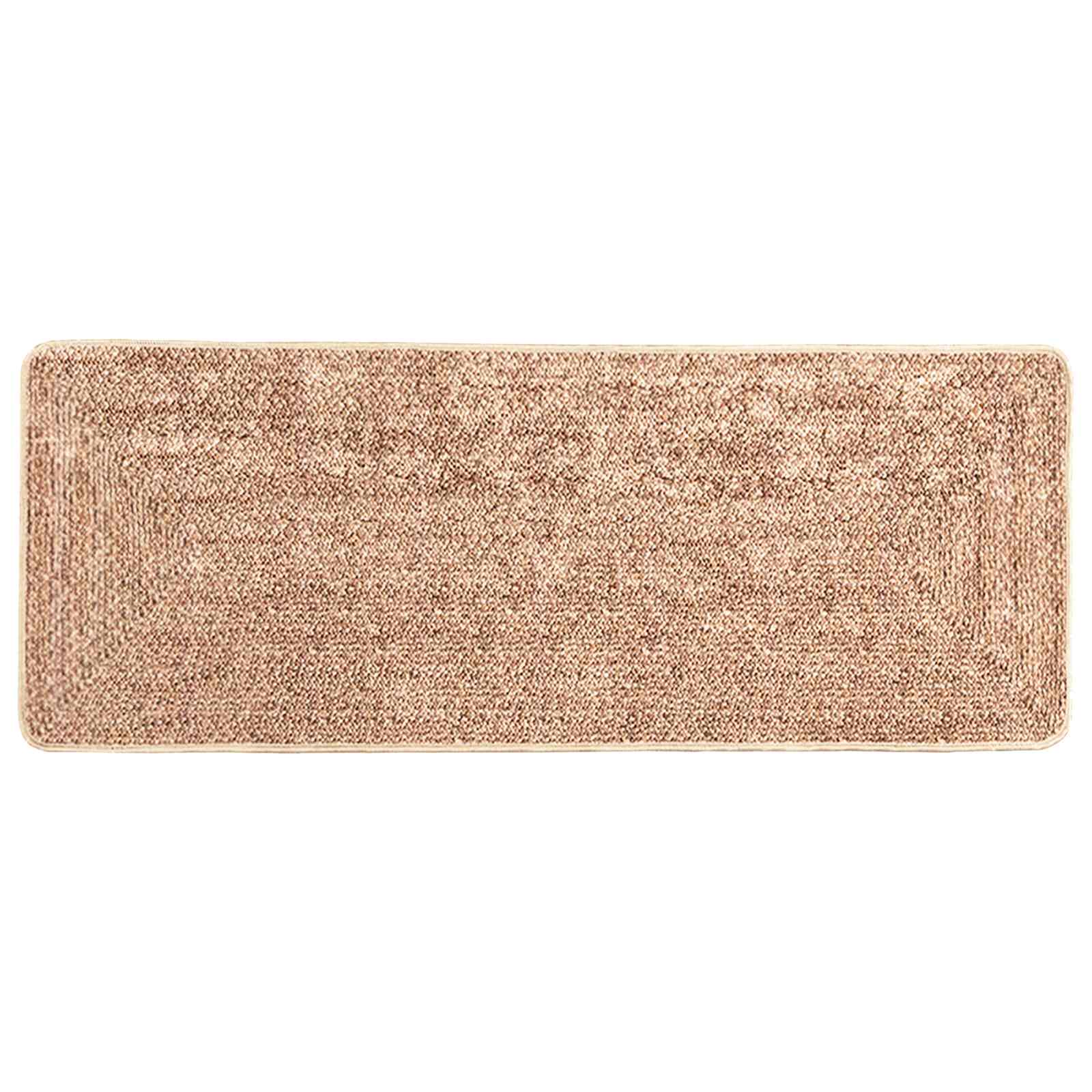vidaXL Chodnik dywanowy MARSA Żółty 80 x 200 cm Poliester i PVC