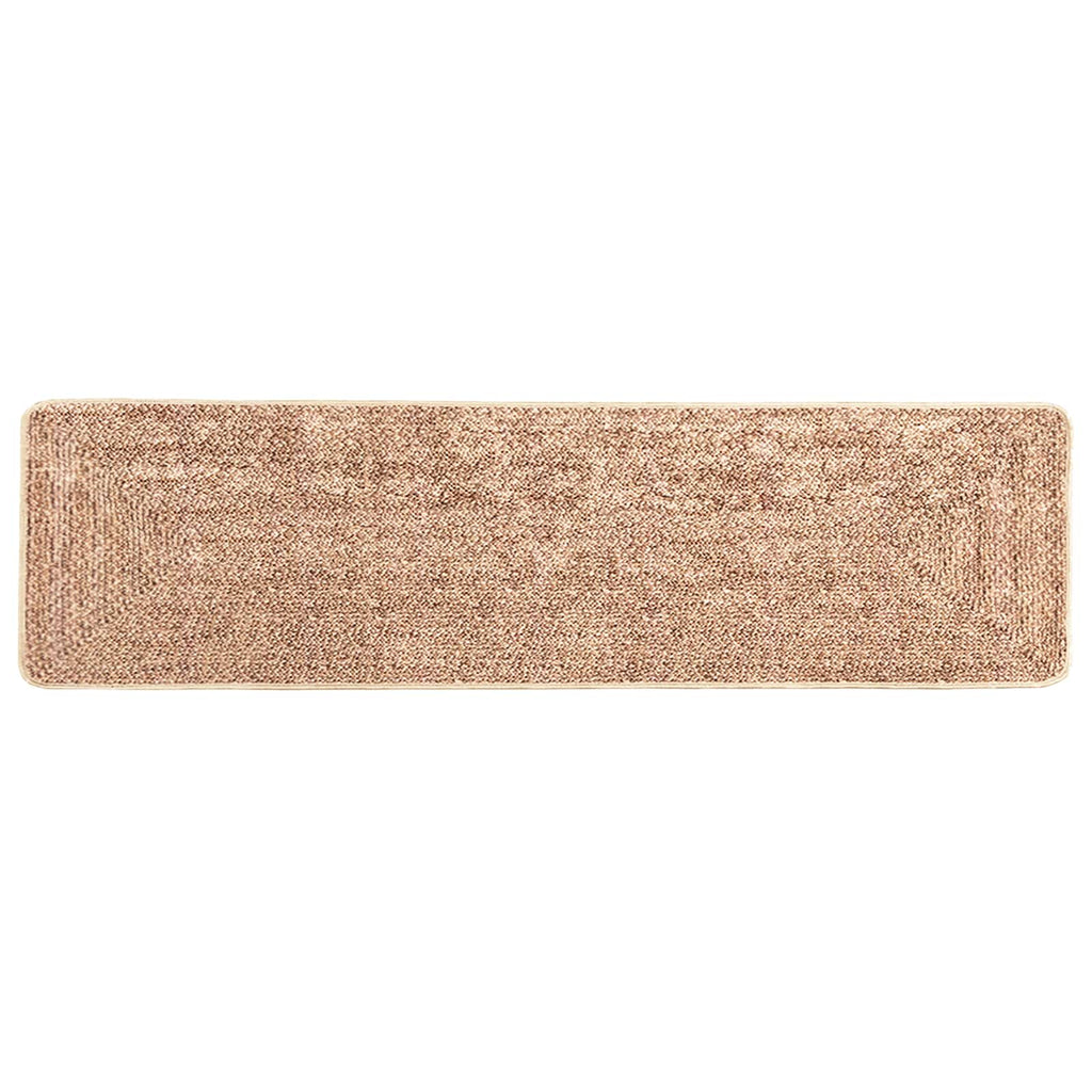 vidaXL Chodnik dywanowy MARSA Żółty 80 x 350 cm Poliester i PVC