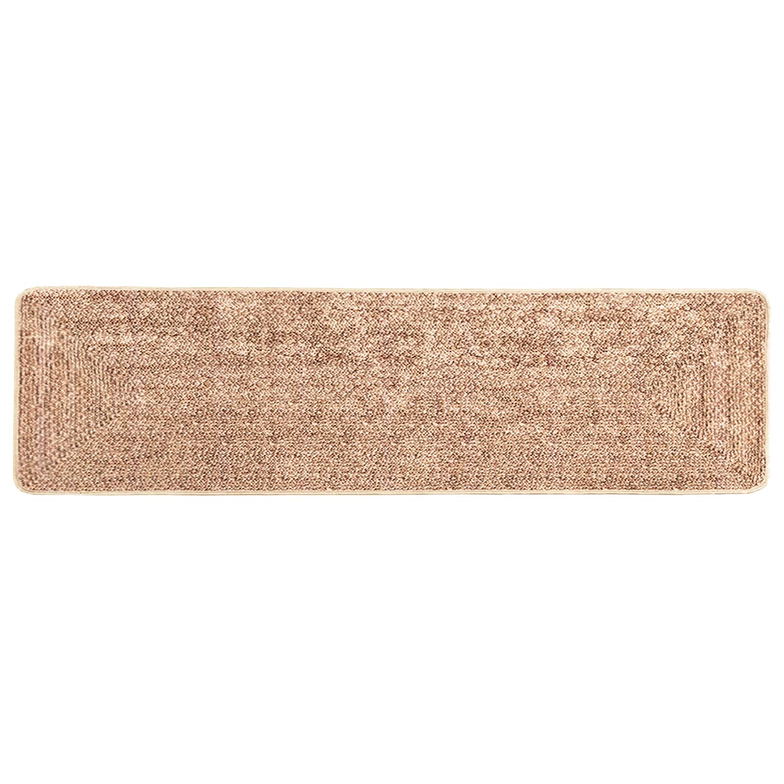 vidaXL Chodnik dywanowy MARSA Żółty 80 x 350 cm Poliester i PVC