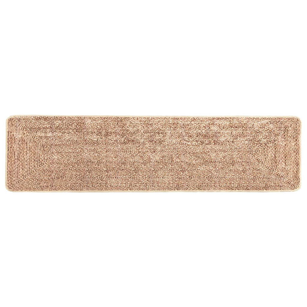 vidaXL Chodnik dywanowy MARSA Żółty 80 x 400 cm Poliester i PVC