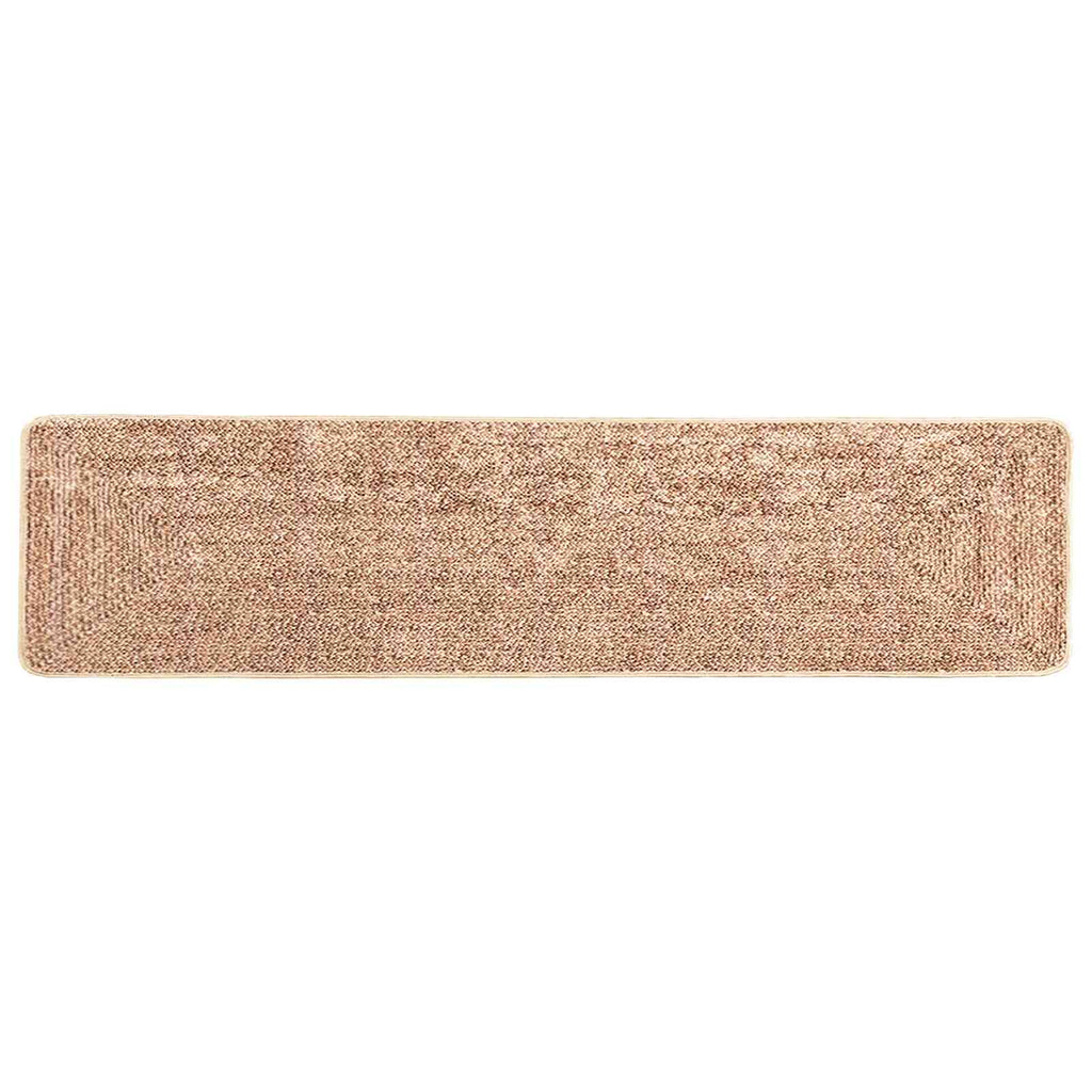 vidaXL Chodnik dywanowy MARSA Żółty 80 x 450 cm Poliester i PVC