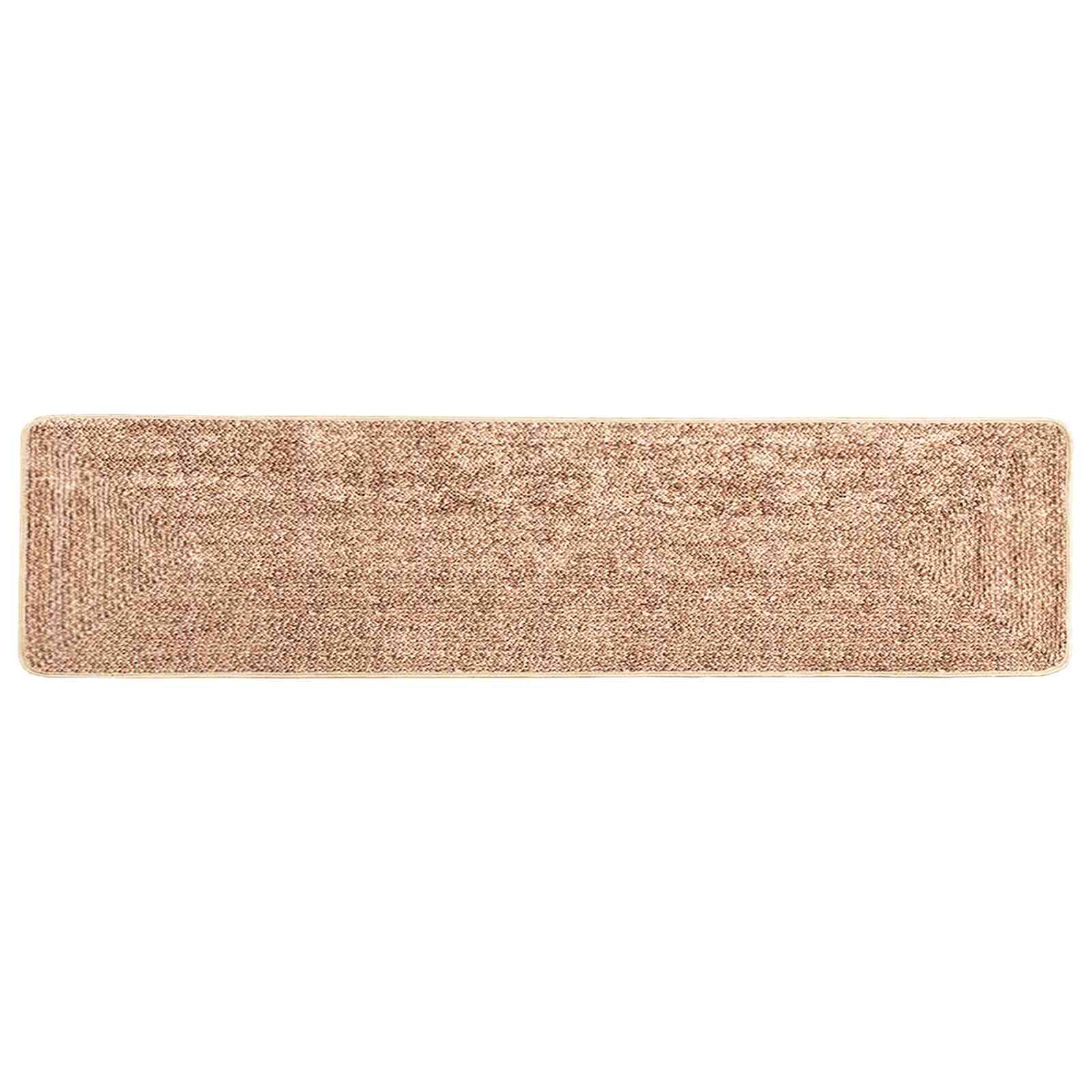 vidaXL Chodnik dywanowy MARSA Żółty 80 x 450 cm Poliester i PVC