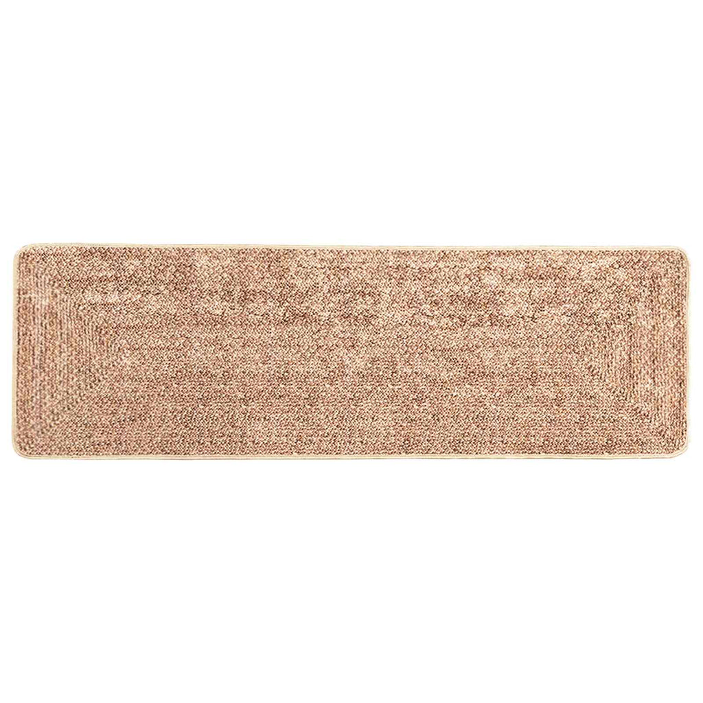 vidaXL Chodnik dywanowy MARSA Żółty 100 x 300 cm Poliester i PVC