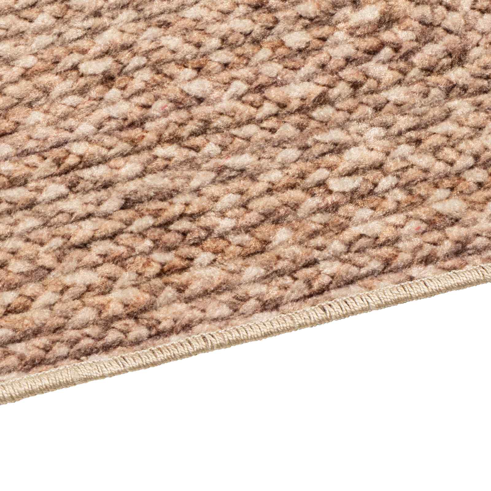 vidaXL Chodnik dywanowy MARSA Żółty 100 x 350 cm Poliester i PVC