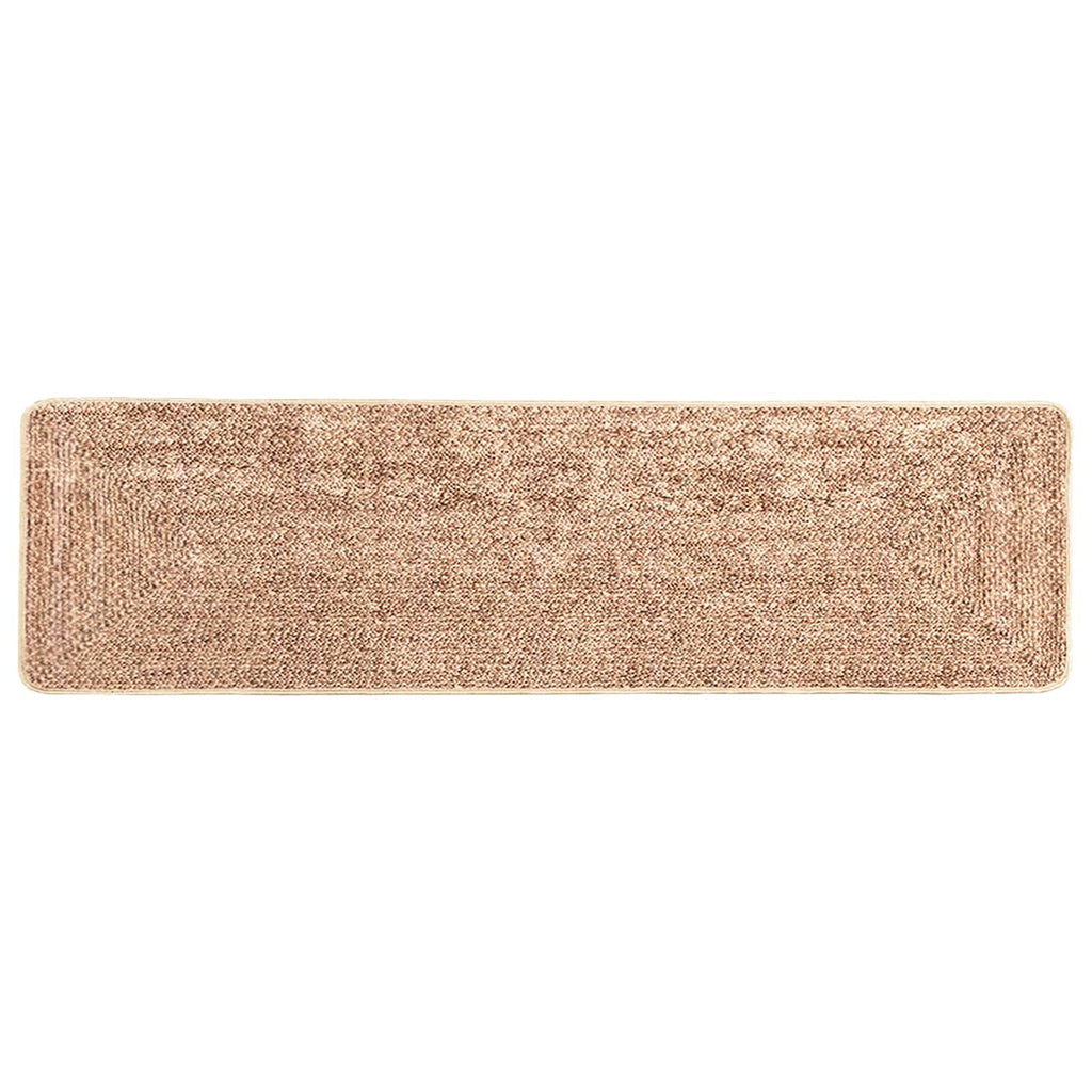 vidaXL Chodnik dywanowy MARSA Żółty 100 x 400 cm Poliester i PVC