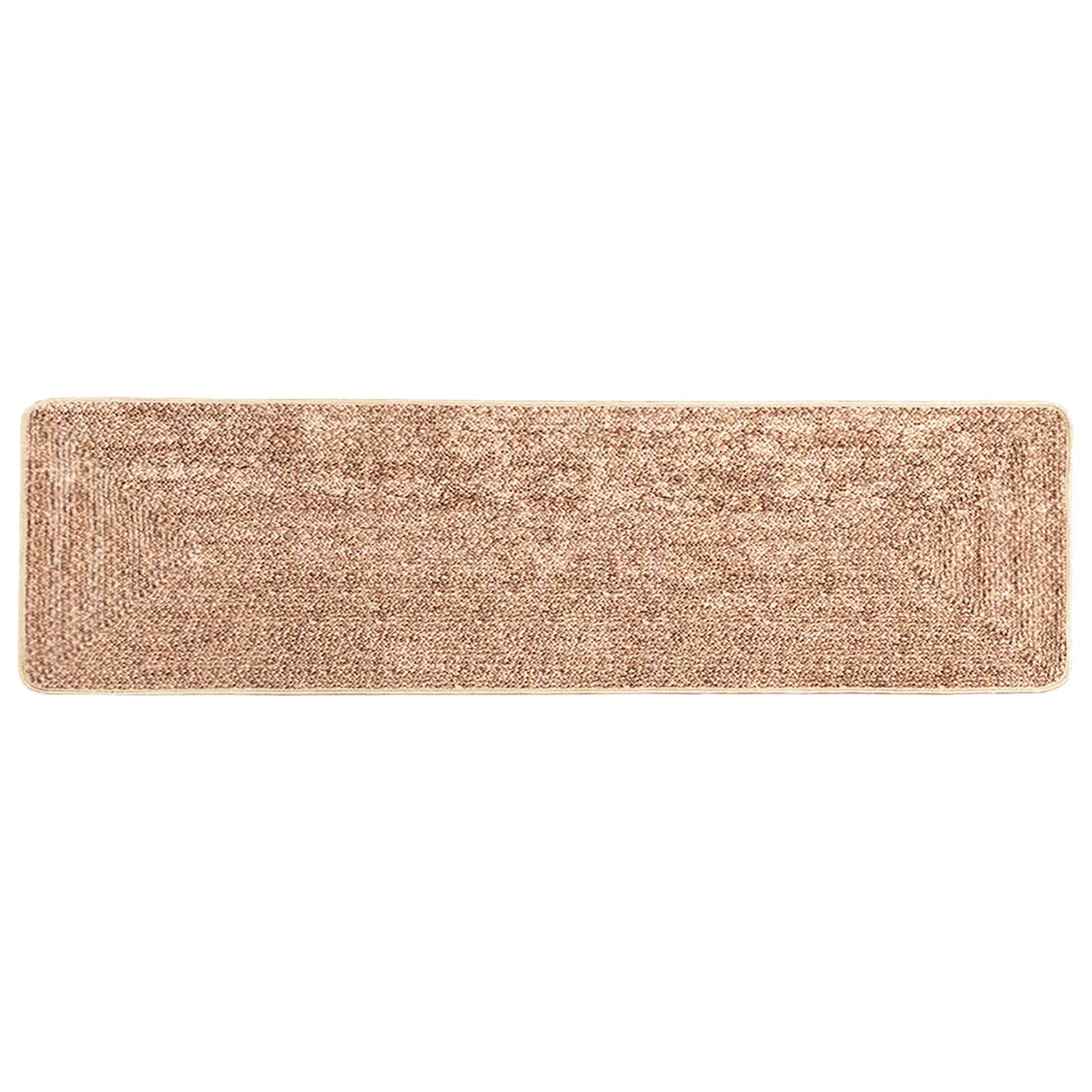 vidaXL Chodnik dywanowy MARSA Żółty 100 x 400 cm Poliester i PVC