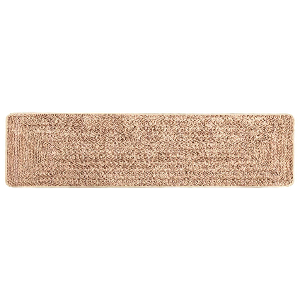 vidaXL Chodnik dywanowy MARSA Żółty 100 x 450 cm Poliester i PVC