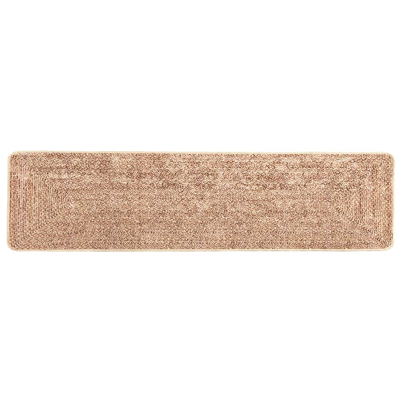 vidaXL Chodnik dywanowy MARSA Żółty 100 x 450 cm Poliester i PVC