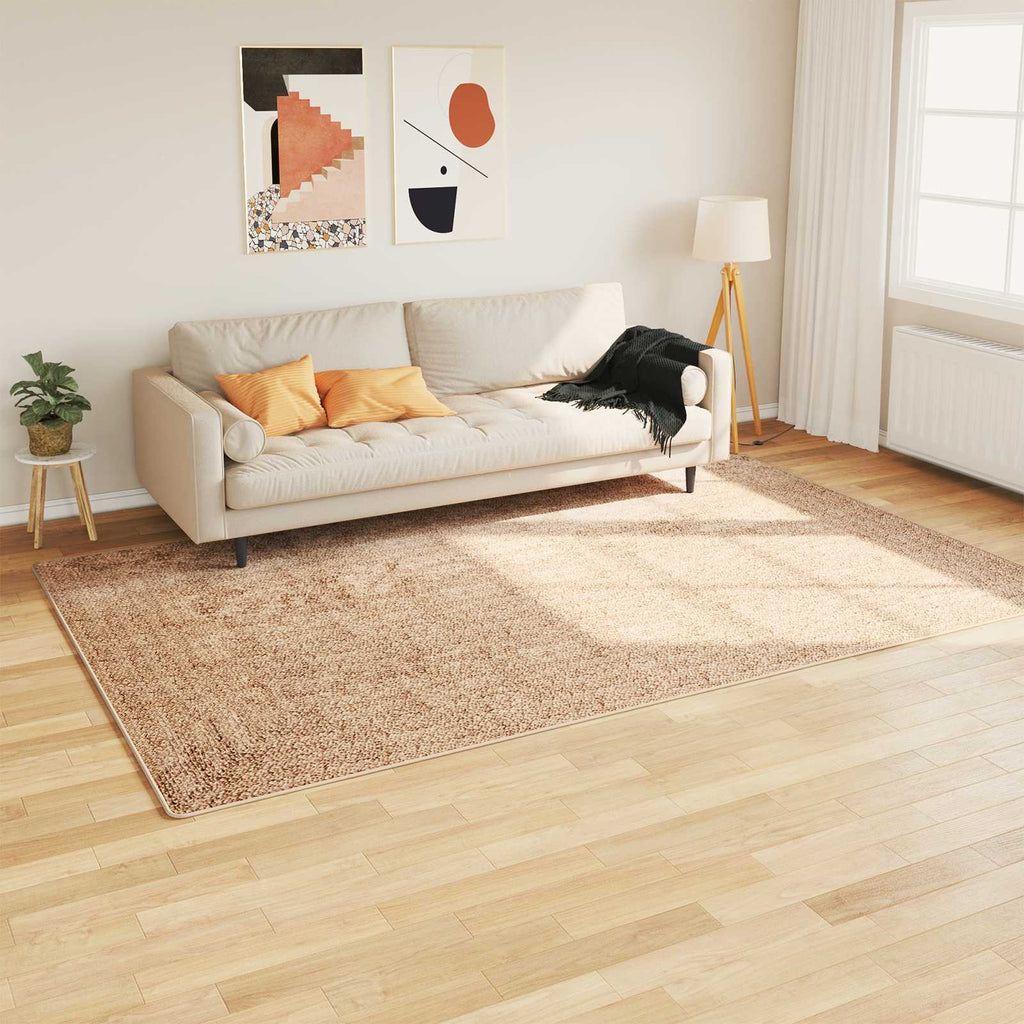 vidaXL Chodnik dywanowy MARSA Żółty 190 x 300 cm Poliester i PVC