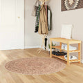 vidaXL Chodnik dywanowy MARSA Żółty 120 x 120 cm Poliester i PVC