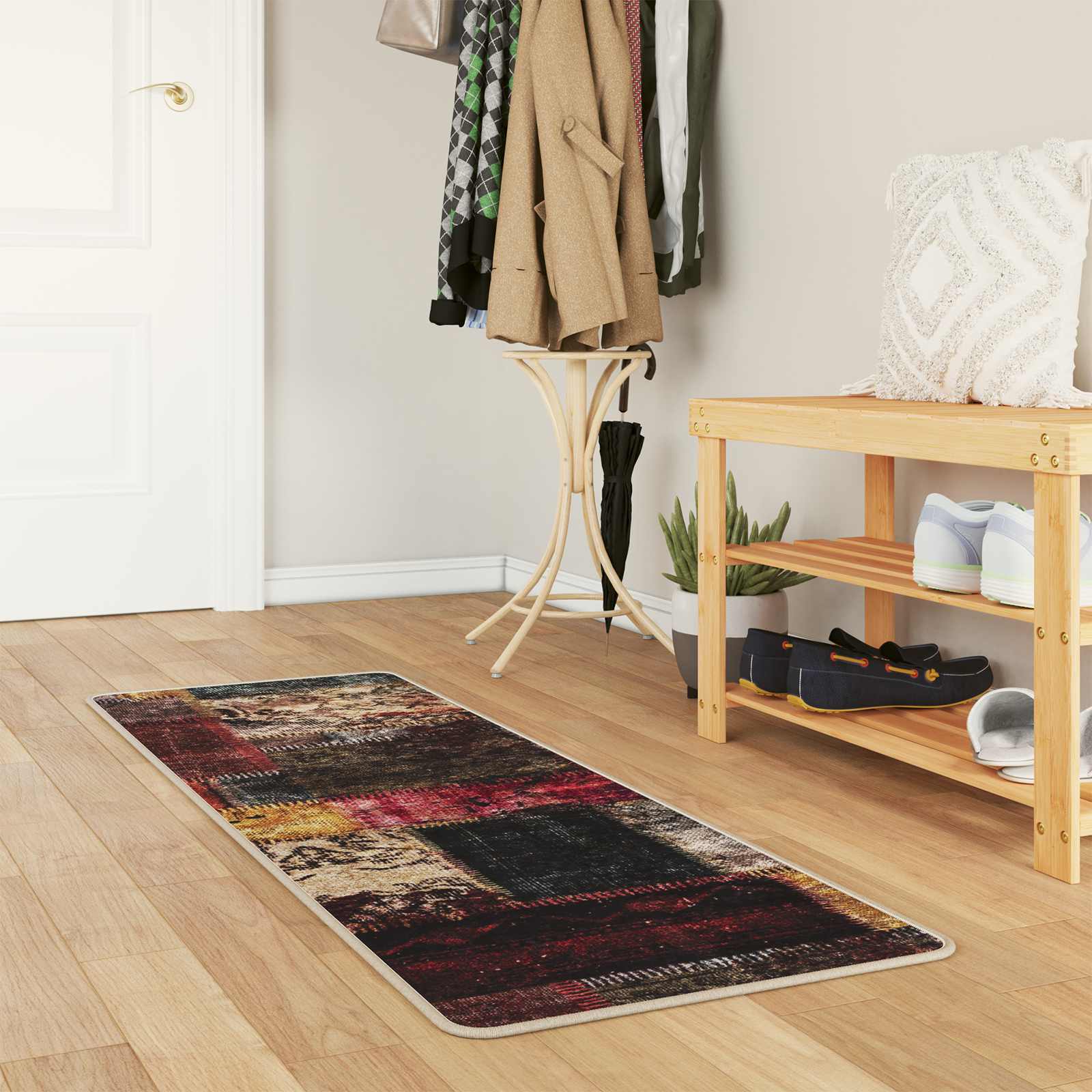 vidaXL Chodnik dywanowy MARSA Wielokolorowe 50 x 150 cm