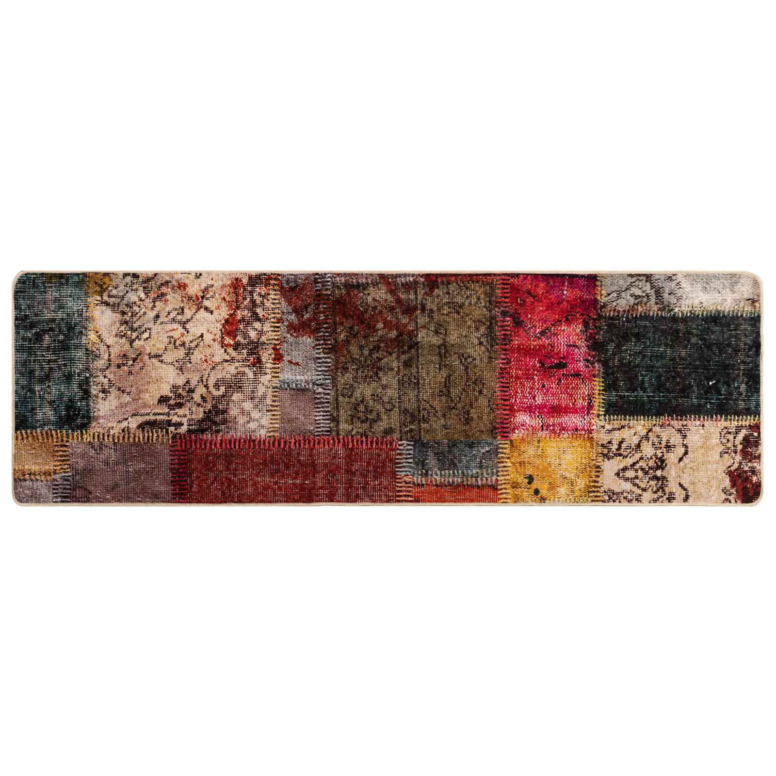 vidaXL Chodnik dywanowy MARSA Wielokolorowe 50 x 150 cm