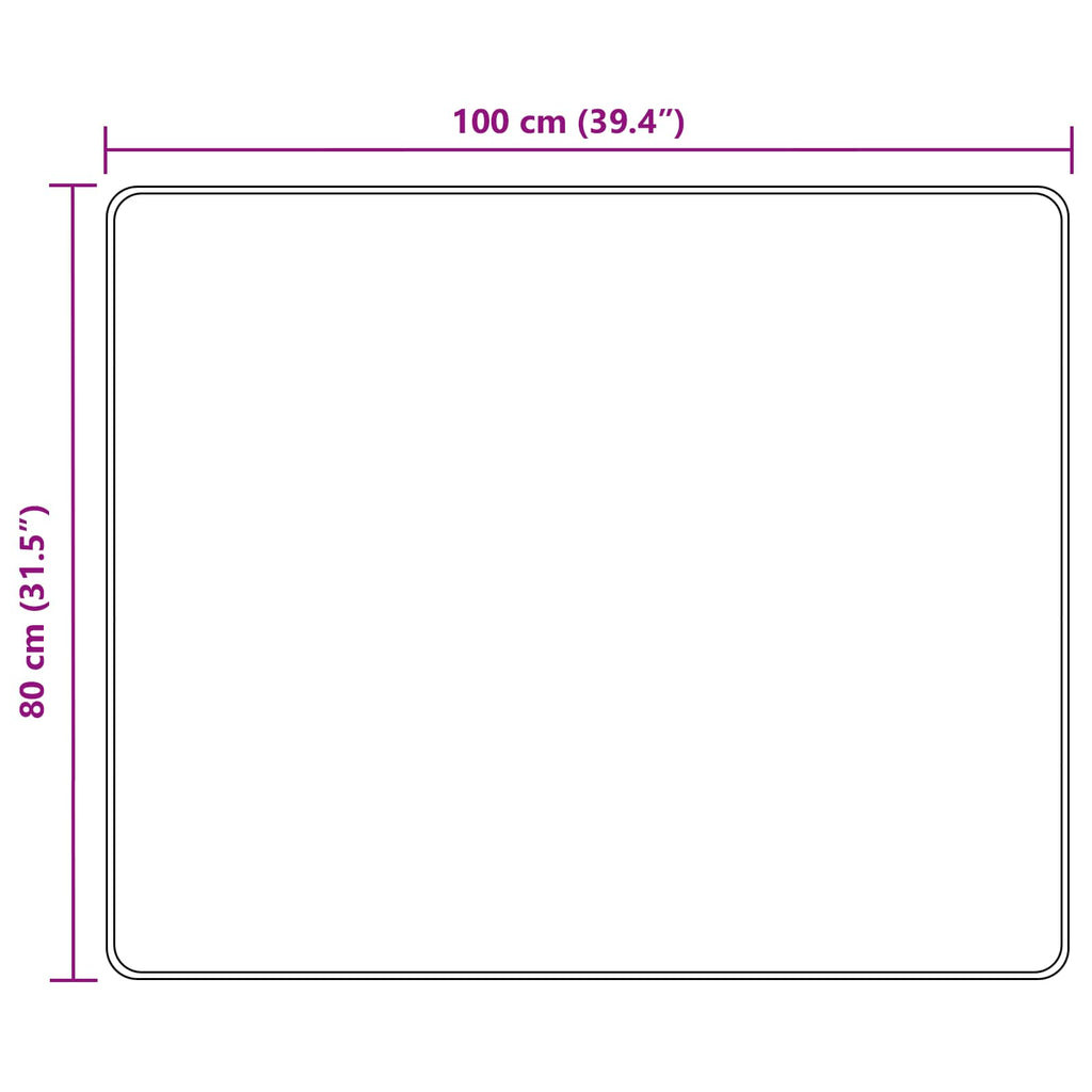 vidaXL Chodnik dywanowy MARSA Wielokolorowe 80 x 100 cm