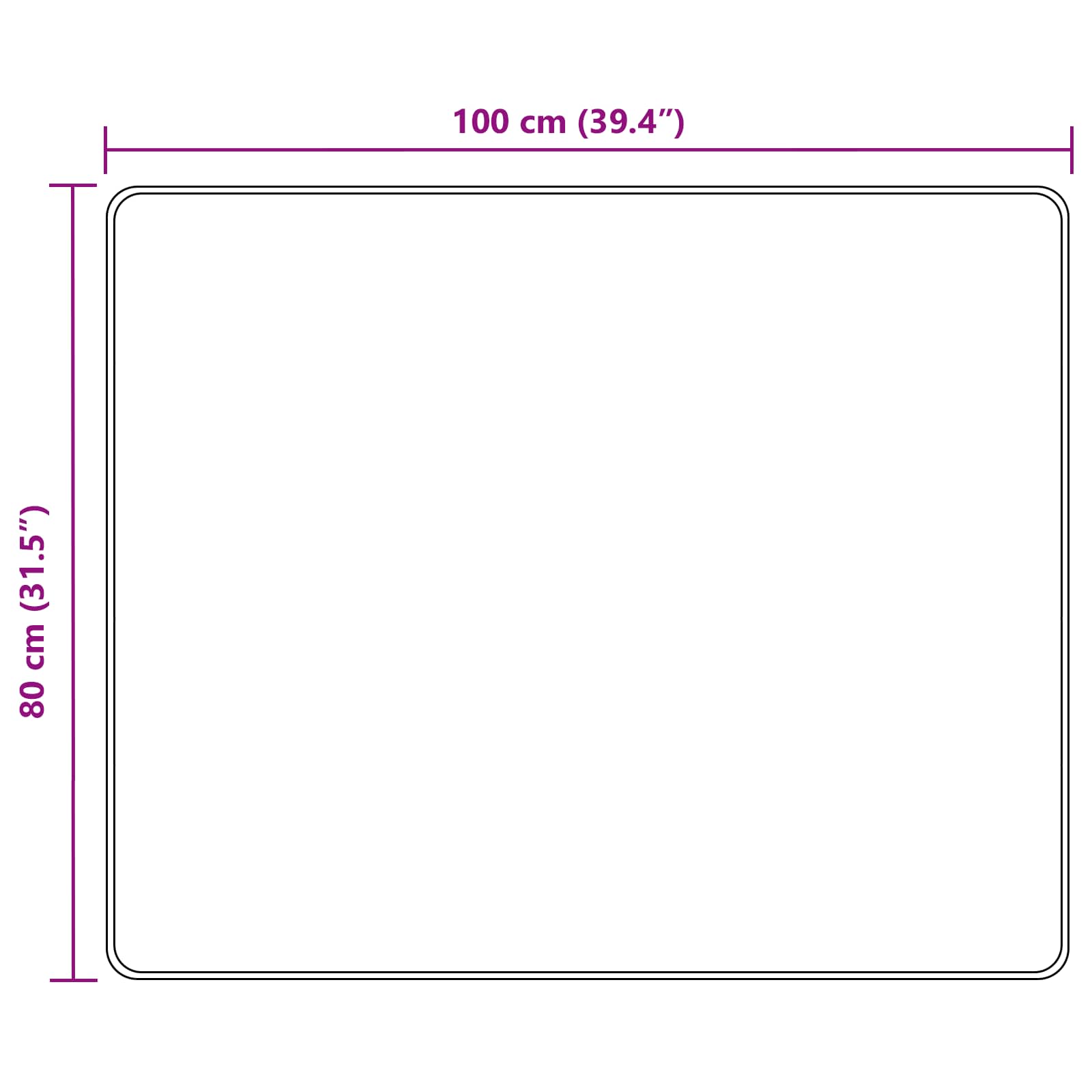 vidaXL Chodnik dywanowy MARSA Wielokolorowe 80 x 100 cm