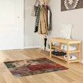 vidaXL Chodnik dywanowy MARSA Wielokolorowe 100 x 100 cm