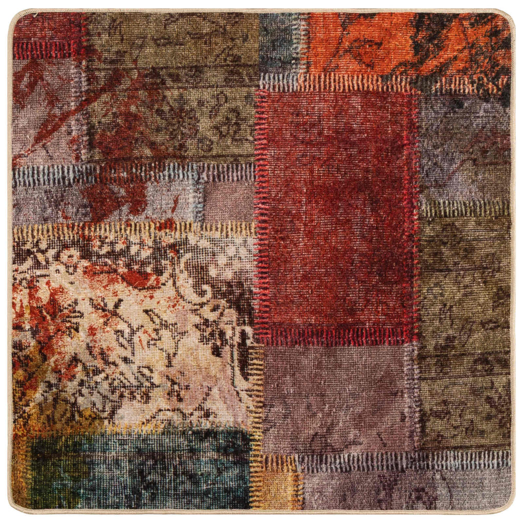 vidaXL Chodnik dywanowy MARSA Wielokolorowe 100 x 100 cm